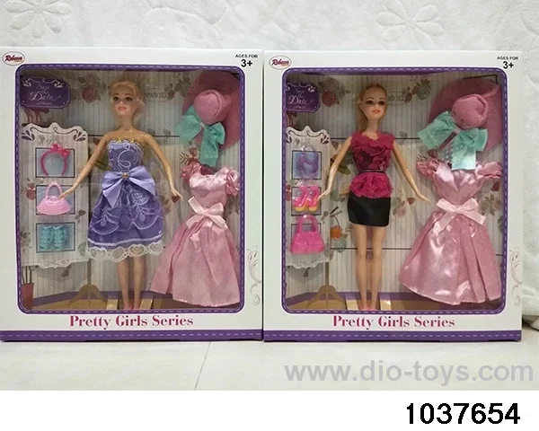 11.5 inch Barbie in window box