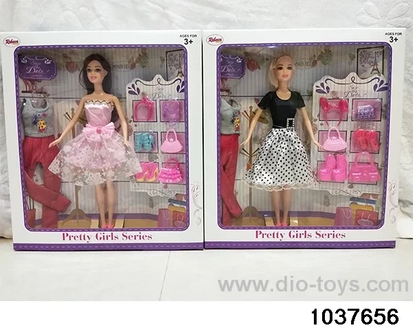 11.5 inch Barbie in window box