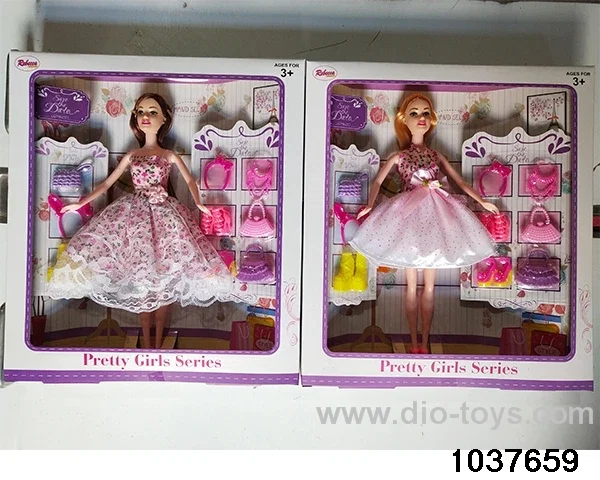 11.5 inch Barbie in window box