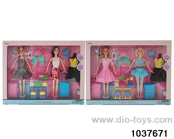 11.5 inch Barbie in window box