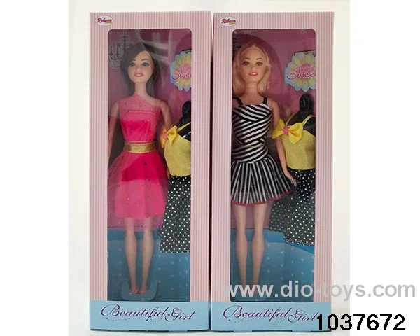 11.5 inch Barbie in window box