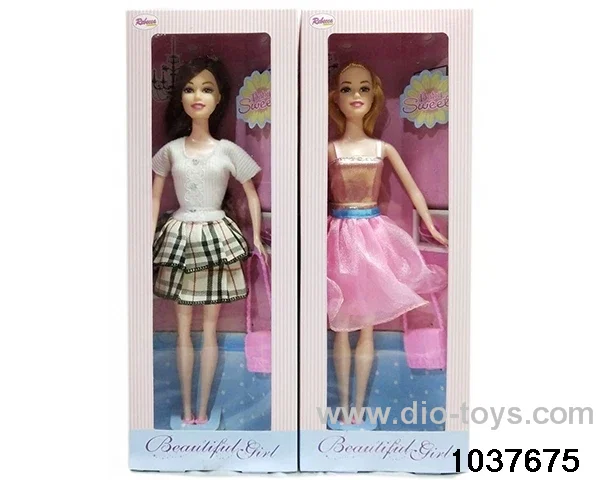 11.5 inch Barbie in window box