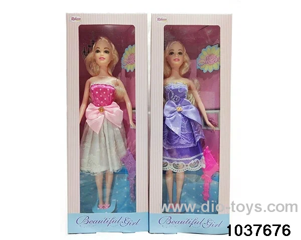 11.5 inch Barbie in window box