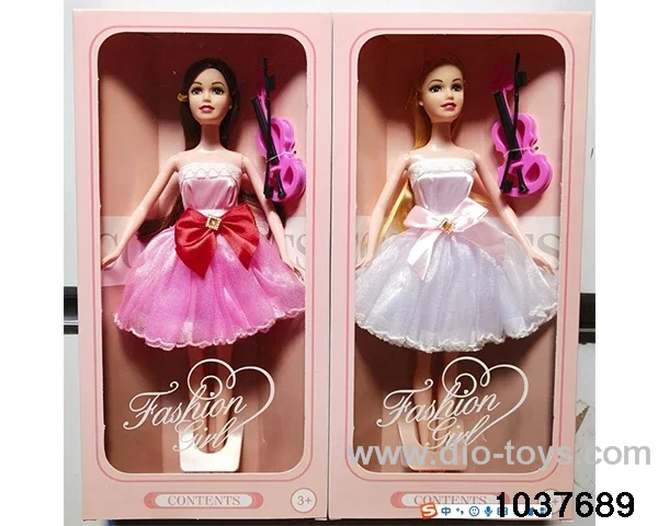 11.5 inch Barbie in window box