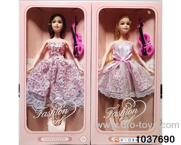 11.5 inch Barbie in window box