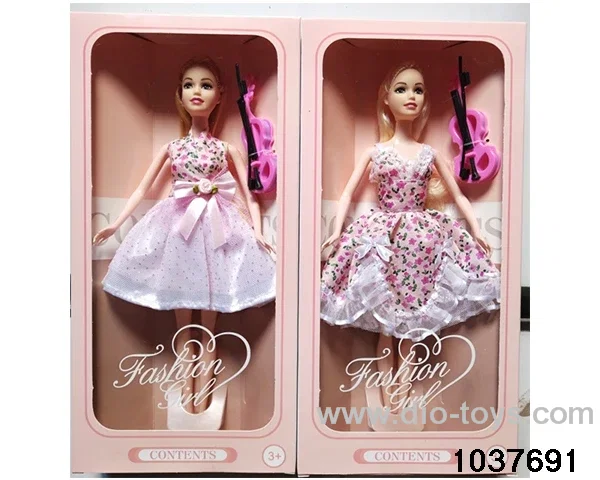 11.5 inch Barbie in window box