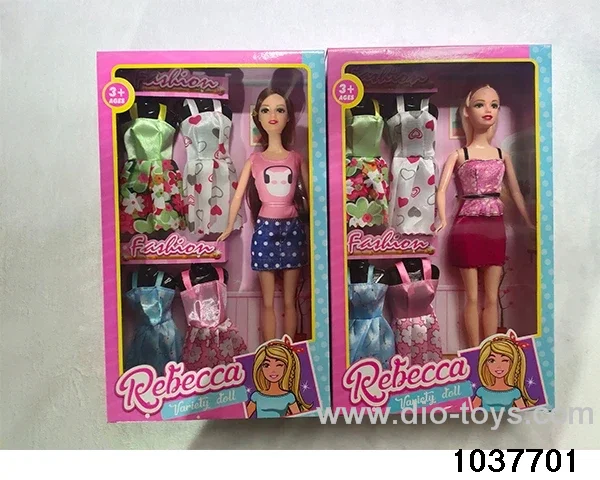 11.5 inch Barbie in window box