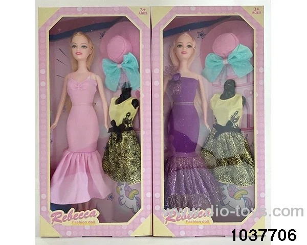 11.5 inch Barbie in window box