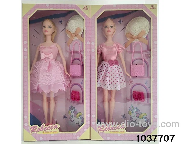 11.5 inch Barbie in window box