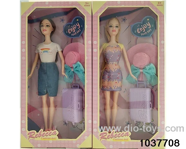 11.5 inch Barbie in window box