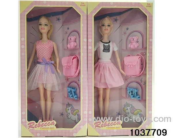 11.5 inch Barbie in window box