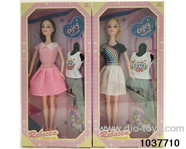 11.5 inch Barbie in window box