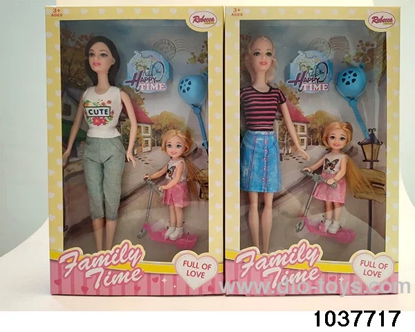 11.5 inch Barbie in window box