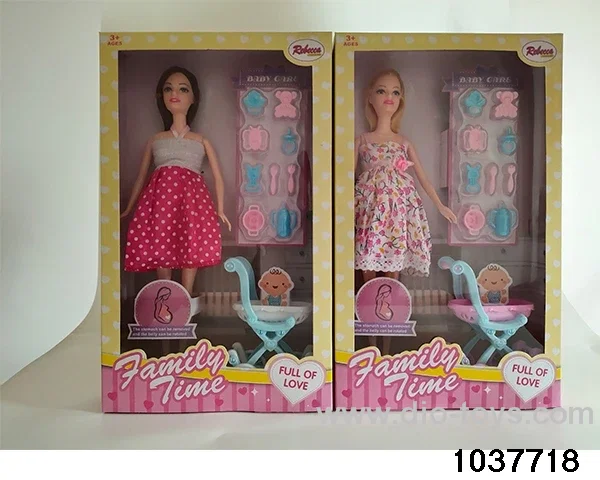 11.5 inch Barbie set in window box