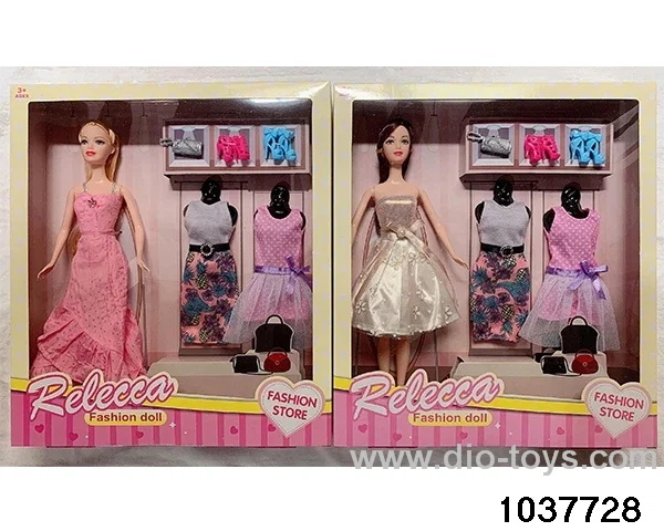 11.5 inch Barbie set in window box