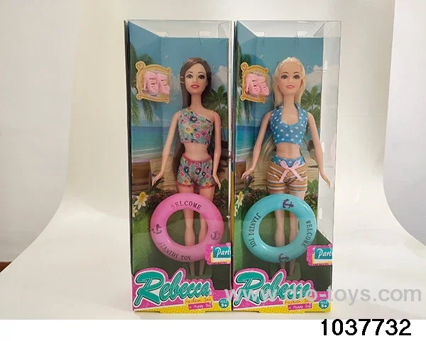 11.5 inch Barbie in window box