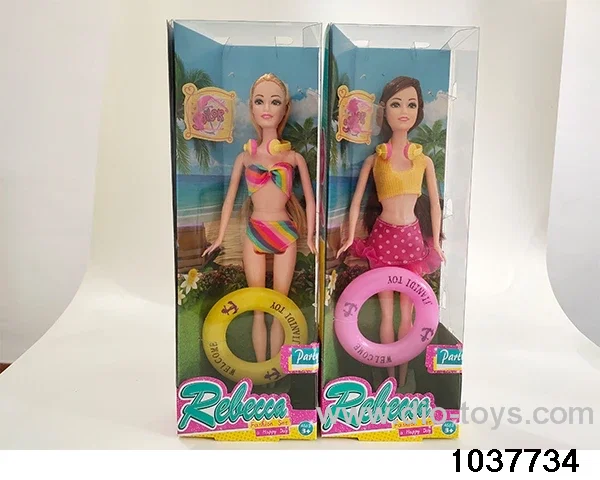 11.5 inch Barbie in window box