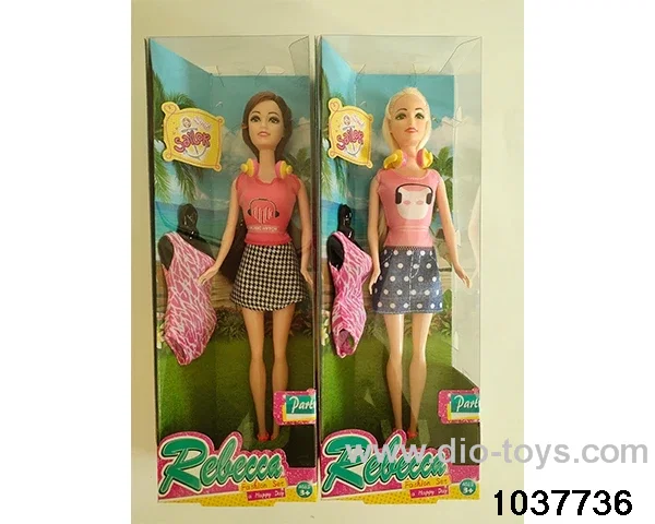 11.5 inch Barbie in window box