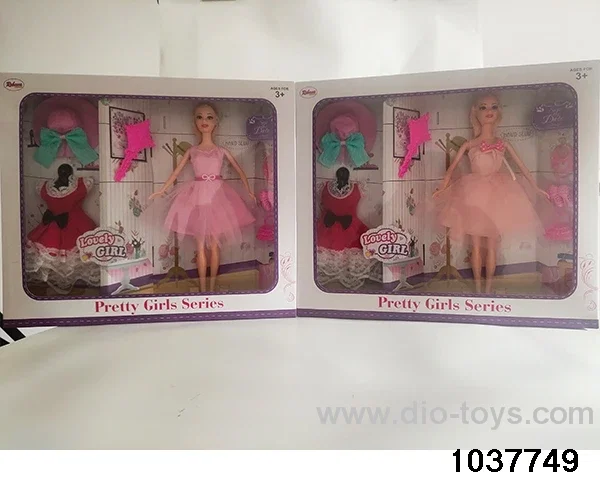 11.5 inch Barbie in window box