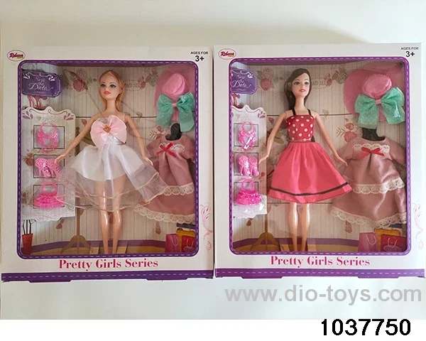 11.5 inch Barbie in window box