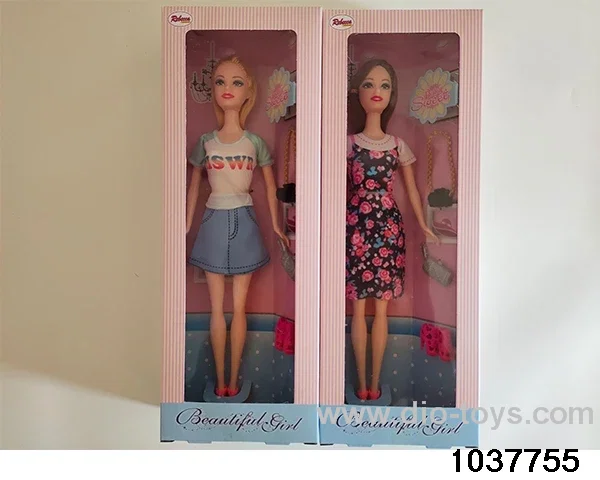 11.5 inch Barbie in window box
