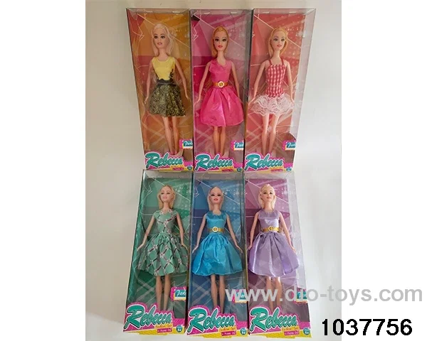 11.5 inch Barbie in window box