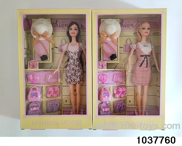 11.5 inch Barbie in window box