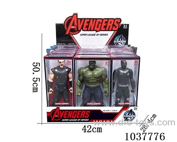 Black Panther, Thor, Hulk