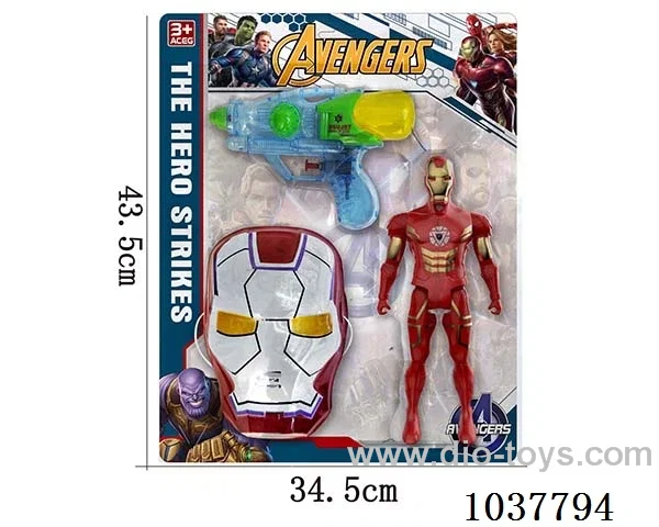 Iron Man set in blister