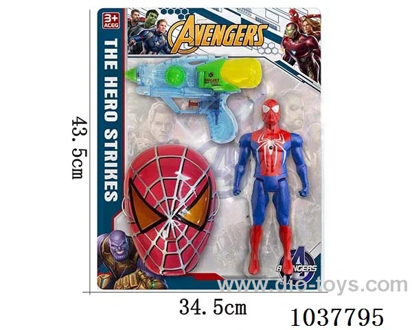 Spider-man set in blister