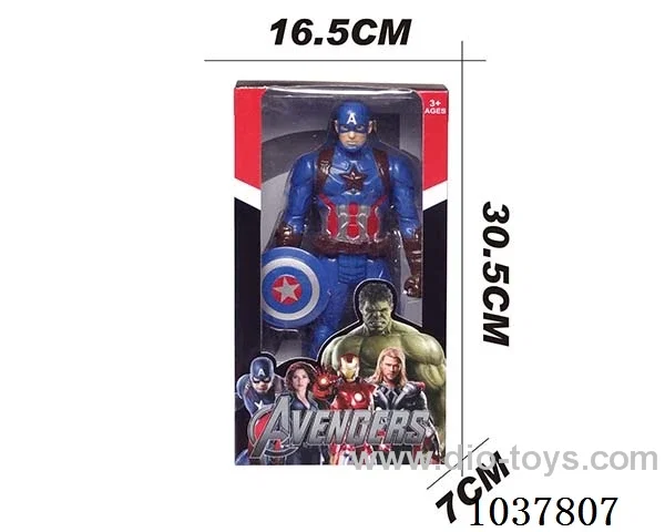 Hulk Captain America with Light & music in window box