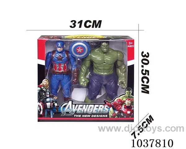 Hulk Captain America Lights music in window box