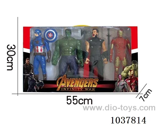The Avengers with light in window box
