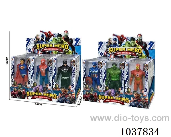 26.5cm The Avengers 6sets mixed loading in display box