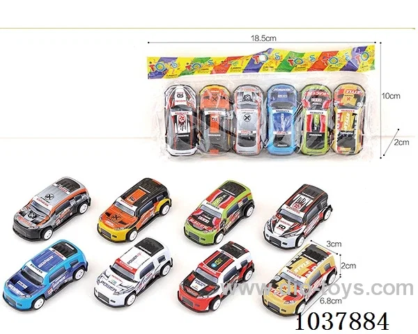pull back car in opp bag