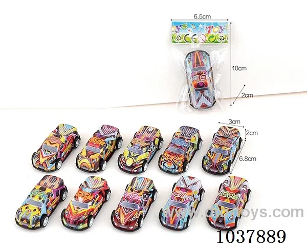 pull back car in opp bag