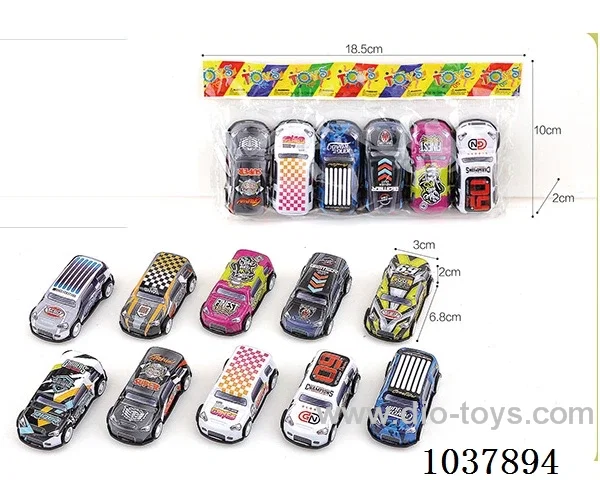 pull back car in opp bag