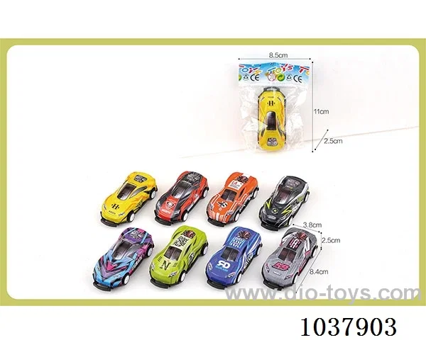 pull back car in opp bag