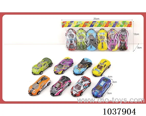 pull back car in opp bag