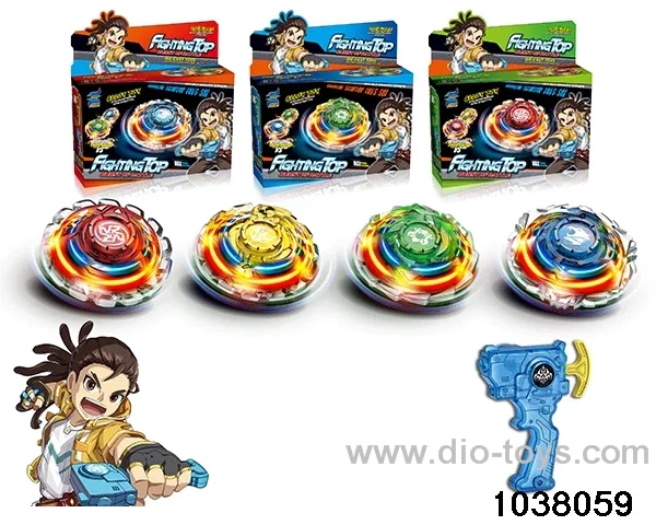 Lighted Alloy Gyro in color box