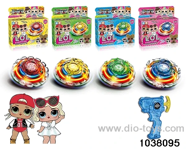 Lighted Alloy Gyro in color box