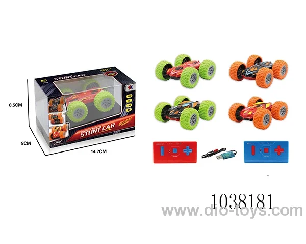 RC stunt car 2color mixed loading in window box