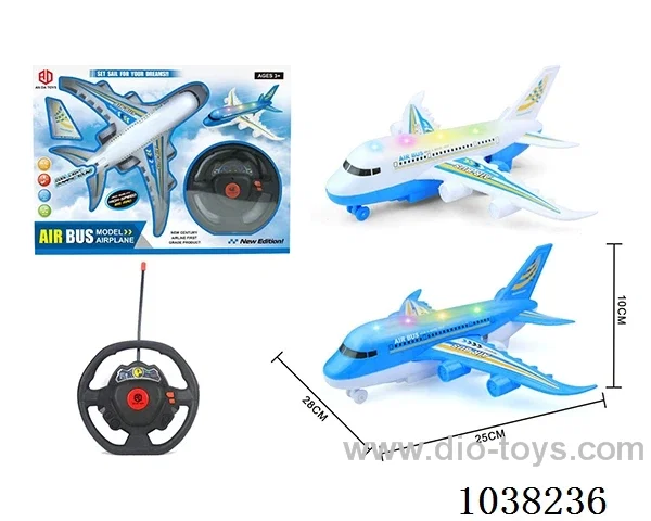 2ch RC aircraft with light 2color mixed loading in Gilf box