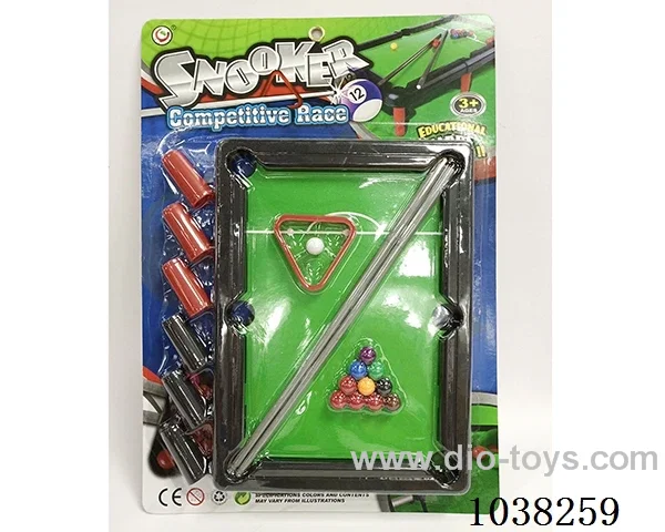 Billiards in blister card