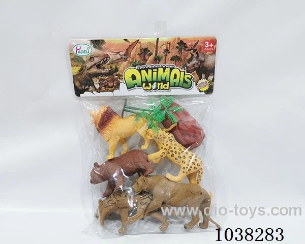 animals set in PP bag with header