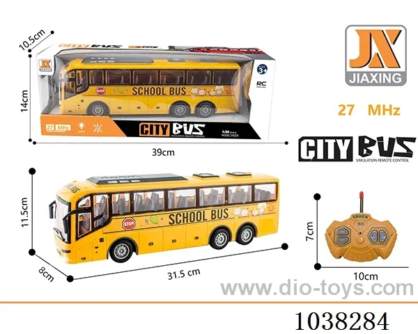 1:30 4ch bus with light not include battery in Window box