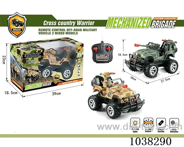 RC car with light 2color mixed loading  in opp bag
