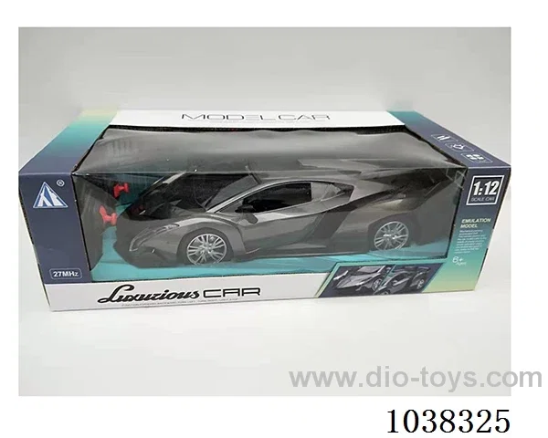 1：12 4ch RC car with light  2color mixed loading include battery in Window box