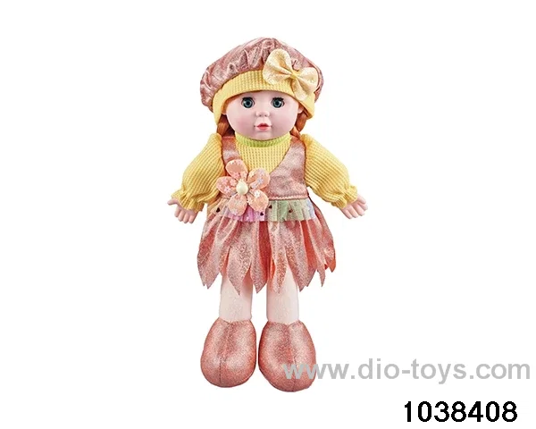 13 inch musical doll in opp bag