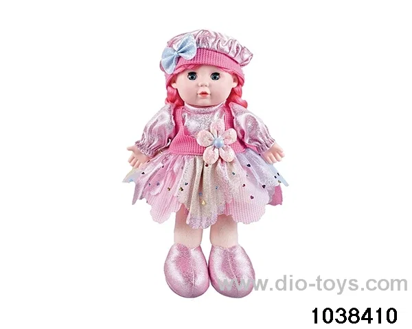 13 inch musical doll in opp bag